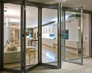 桂林堅美鋁材 折疊門|桂林建豐鋁合金門窗廠生產批發各類建筑鋁合金門窗鋁材